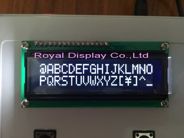KÖNIGLICH ZEIGEN Sie weiße Platte LCD VA Anzeige 16x2 LCD für Spiel RYB1602A an