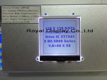 Stromversorgung 3.3V ZAHN LCD-Modul STN positives 128*128 punktiert Fahrer NT7541