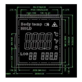Segment LCD RYD2119TM-01 TN STN