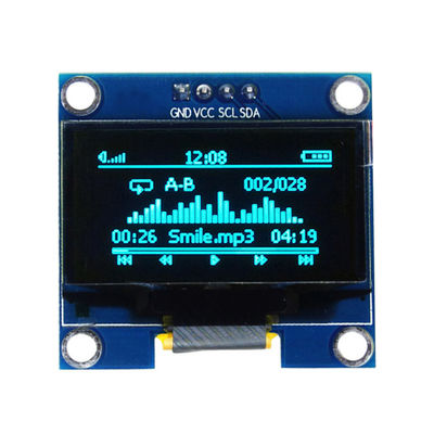 0,96 Zoll einfarbiger Mikroschirm LCD SSD1306 SPI platten-128x64