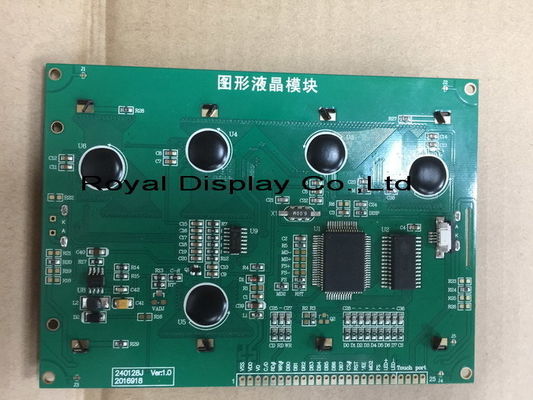 240*128 PUNKTIERT ROHS FSTN 3V paralleles LCD Hintergrundbeleuchtungs-Modul des Anzeigen-Modul-STN YG/Blue Lcd
