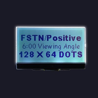 Modul 12864 Hintergrundbeleuchtung 3V Dots Positive Small Size Whites /Amber LED Reihen-paralleles flüssiges Crystal Displays LCD