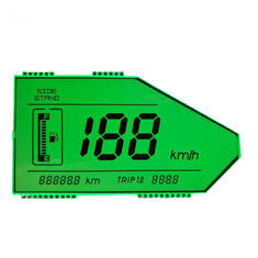 Das 7 Segment-Motorrad-Geschwindigkeitsmesser TN LCD zeigen Transflective positives RY013 an