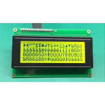 Anzeige 20X4 Dot Stn Yg Character Amber Backlight Alphanumerics LCD