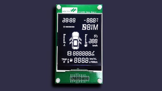 7 Segment numerisches LCD-Platte REICHWEITE FSTN Positiv für Thermostat