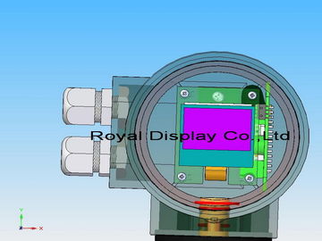 Elektrische Anzeige Transflective Lcd, einfarbige grafische Anzeigen-hohe Zuverlässigkeit