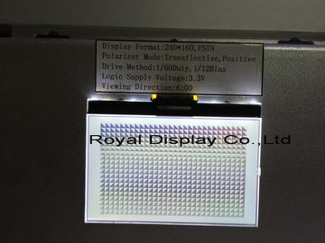 Stromversorgung 3.3V grafisches LCD-Modul mit weißer LED Hintergrundbeleuchtung ST7586S