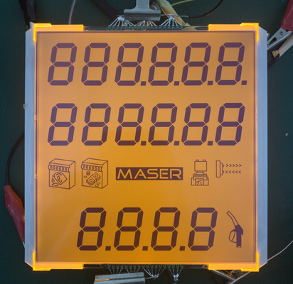 Benutzerdefiniertes 7-Segment-LCD-Display-Grafikmodul mit Hintergrundbeleuchtung