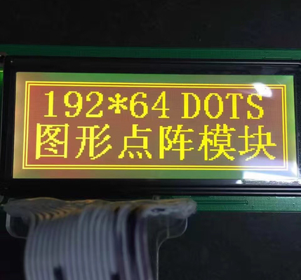 Monochromes Grafik-LCD 192 x 64 Punktmatrix-LCD-Anzeigemodul STN gelb grün