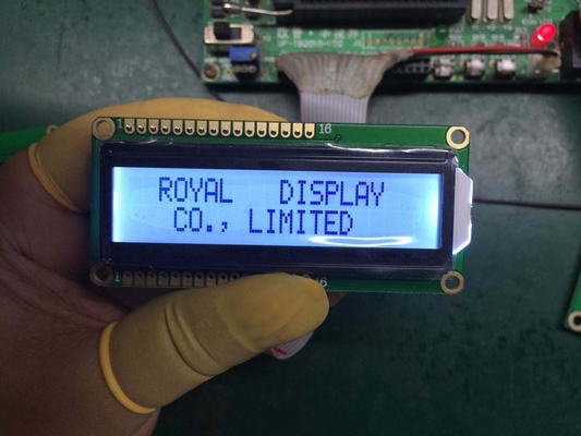16x2 Zeichen 6 Uhr Ansicht Richtung LCD-Platte mit Aip31066 Treiber IC