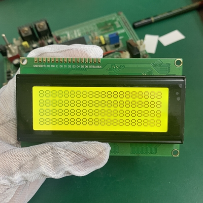 STN Gelb Monochrom 20X4 Zeichen 16 Pins LCD-Modul mit LED-Hintergrundbeleuchtung