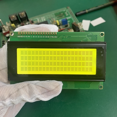 STN Gelb Monochrom 20X4 Zeichen 16 Pins LCD-Modul mit LED-Hintergrundbeleuchtung