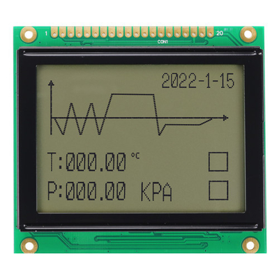 6 Uhr Ansicht 128X64 Punkte Grafik-LCD-Modul mit 8-Bit-MPU-Schnittstelle