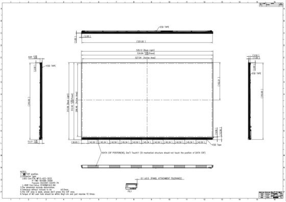 23.8 Zoll Innolux TFT-LCD-Modul R238hca-L3b 1920*1080 Full HD 16,7m Bildschirm