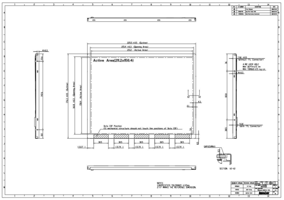 G104V1-T03 Innolux TFT LCD Modul 10,4 Zoll 640*480 RGB VGA 1500:1