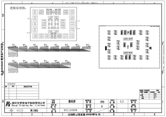 angepasste 7-Segment-LED-Anzeige Mono-Weiß-Farb-Panel-Meter Industriequalität