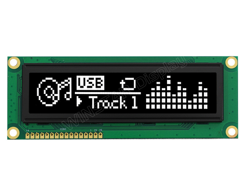 OLED-LCD-Modul 3,84' 100*16 Grafik mit supergroßer Temperatur 5,0v Winstar Ersatz