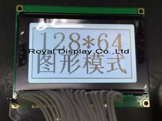128*64 Grafik-LCD-Modul Farbe Optional 20 PIN AT0107/AT0108 STN Weite Temperaturanzeige Industriezwecke