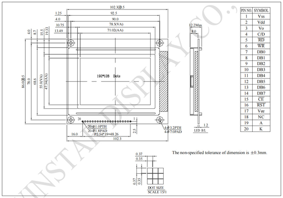 Winstar ersetzen RA6963 IC-LCD-Modul