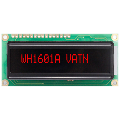 16*1 Zeichen Monochrome SPI-Schnittstelle Weite Temperatur VATN-LCD-Modul