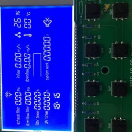 Langes Leben Transmissive negativer einfarbiger Lcd Modul-Pfeiler Rohs Sgs Stn