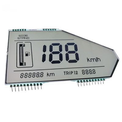 7 Segment-Motorrad-Geschwindigkeitsmesser TN-LCD-Bildschirm Transflective