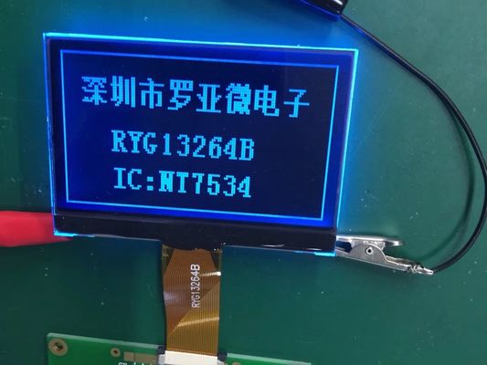ZAHN Punkte 132x64 DFSTN Transmissive einfarbiges grafisches LCD-Modul