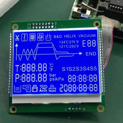 Transmissive reflektierende STN grafischer LCD zeigen einfarbiges 128x32 an