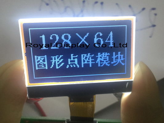 Anzeigen-Modul-industrielle Steuerserienmäßiganwendungen 128X64 grafische LCD des Modul-St75665r Prüfer-FPC lötende