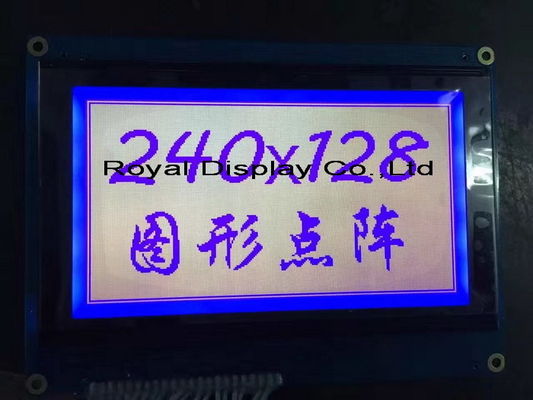 Hintergrundbeleuchtung 240x128 FSTN 75mA punktiert PFEILER LCD-Anzeigen-Modul FFC mit weißem Blacklight