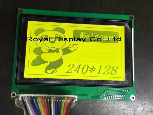 Hintergrundbeleuchtung 240x128 FSTN 75mA punktiert PFEILER LCD-Anzeigen-Modul FFC mit weißem Blacklight