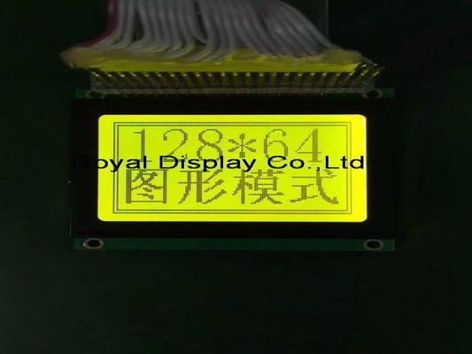 FPC, die 128x64 Punktematrix lcd-Modulzahn Positiv LCD löten, zeigen FSTN-Klimaanlagen-Prüfer an