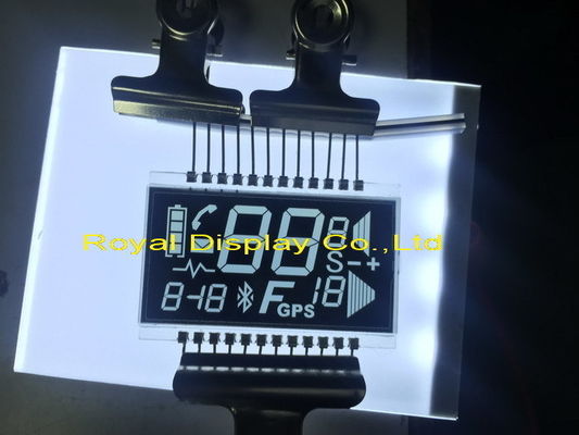 Fertigen Sie Segment LCD-Anzeigen-Modul STN der Digital-Signal-Ähnlichkeits-45mA 7 für Funkgerät-medizinische Ausrüstung besonders an