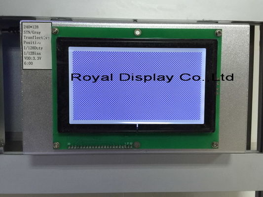 Grafisches Punkte LCD-Anzeigen-Digital FSTN 240X128 Hintergrundbeleuchtung PFEILER LCD-Modul-nach Maß industrielles Instrument