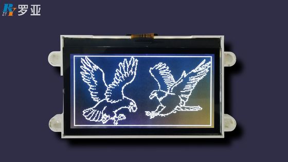 grafische Hintergrundbeleuchtungs-Modul LCD-Anzeige der geringen Energie 192*64dots der Leistungsaufnahmen-Stn-graue weiße LED