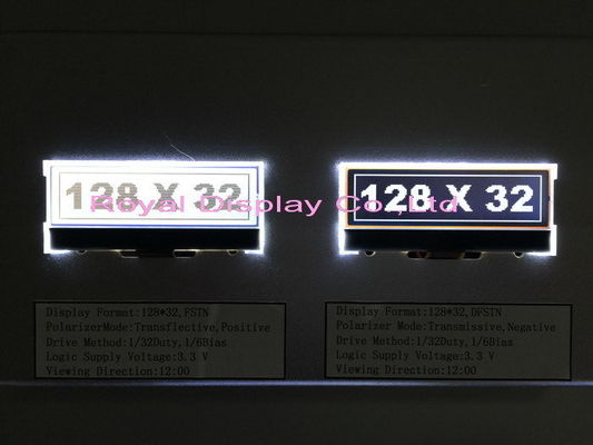Kundengebundenes 128*32DOTS IC ST7921 kapazitiv mit weiße LED-Hintergrundbeleuchtung grafischem LCD-Modul 128x32 Dots For Electronic Scale