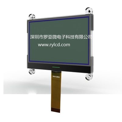 Grafische FPC positive LCD Anzeige 12864Cog LCD-Hersteller-Graphic 128×64dots Montag FSTN St7565r Stromversorgungs-3V