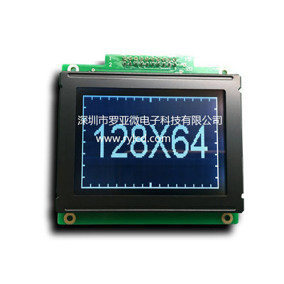 Grafische FPC positive LCD Anzeige 12864Cog LCD-Hersteller-Graphic 128×64dots Montag FSTN St7565r Stromversorgungs-3V