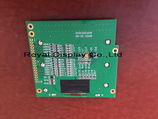 160160 Mono-PFEILER FPC, der grafische einfarbige Lcd Anzeige LCD-Anzeigen-UC1698 lötet