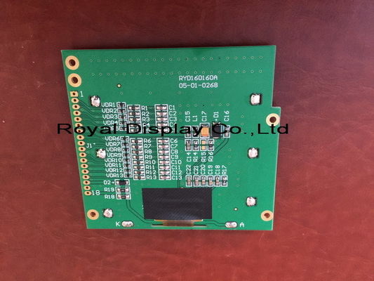 grafischer LCD Modul UC1698 160X160dots FPC FSTN PFEILER Monolcd-Anzeige 160160 Lcm-Anzeigen-Fabrik in China
