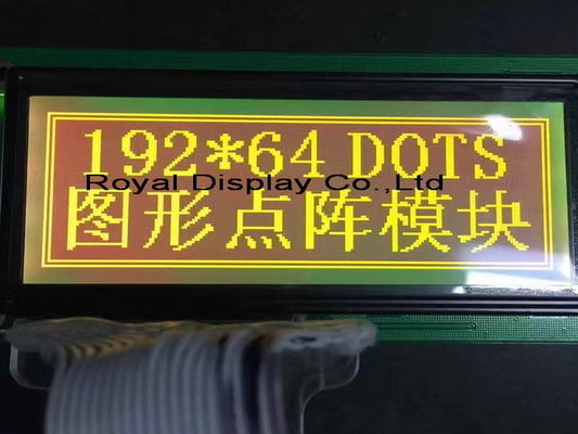 Kundengebundene ZAHN STN/FSTN 192*64 Dots Size grafisches LCD-Modul Mono-weiße Hintergrundbeleuchtung LCD