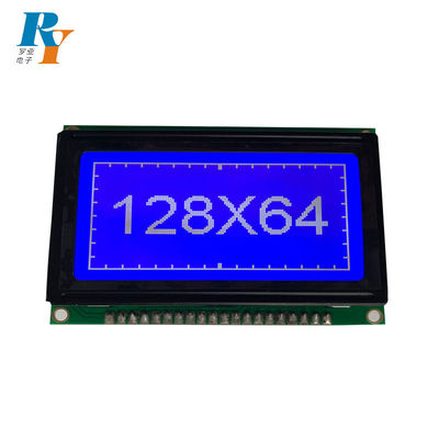 PFEILER 128*64 Art Stn-blaue negative Transmissive kundenspezifische LCD-Anzeige