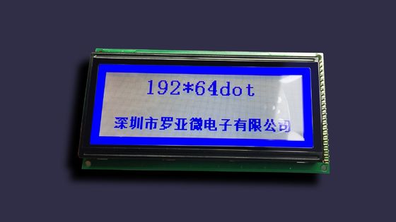 Grafische 192x64 Dots Mono LCD Parallelschnittstelle Stn Modul-FSTN FFC
