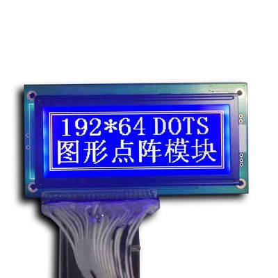 Einfarbiger Darstellungshintergrund Dfstn 192×64 Dots Cog LCD PFEILER FFC FSTN