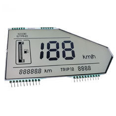 Das 7 Segment-Motorrad-Geschwindigkeitsmesser TN LCD zeigen Transflective positives RY013 an