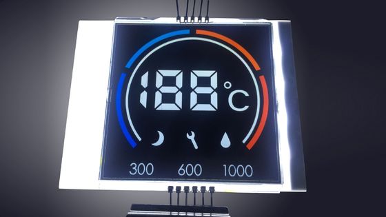 Numerische Mehrfarben7 Segment LCD-Anzeige 3.3V FSTN für Thermostat