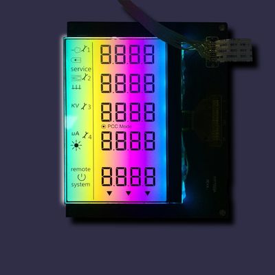 Positive LCD VA Platte kundenspezifisches elektrisches Segment Instrumen 7 medizinischer Ausrüstung VA Tn Htn Stn 3.3V FSTN Monolcd-Modul TN