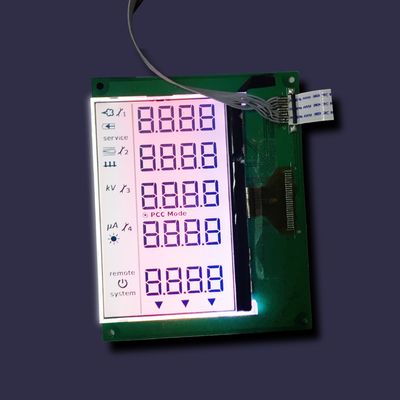 Positive LCD VA Platte kundenspezifisches elektrisches Segment Instrumen 7 medizinischer Ausrüstung VA Tn Htn Stn 3.3V FSTN Monolcd-Modul TN
