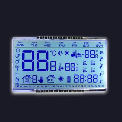7 Segment numerisches LCD-Platte REICHWEITE FSTN Positiv für Thermostat