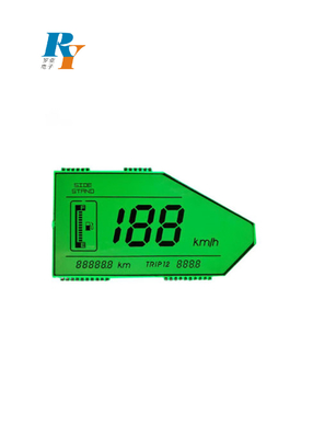 Segment 7 fertigte Anzeige Tn LCD für Motorrad-Geschwindigkeitsmesser-Schirm besonders an